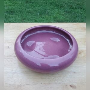 Bundle Only: Vintage New flat Round Pink Bonsai Floral Cactus Vase‎ Planter